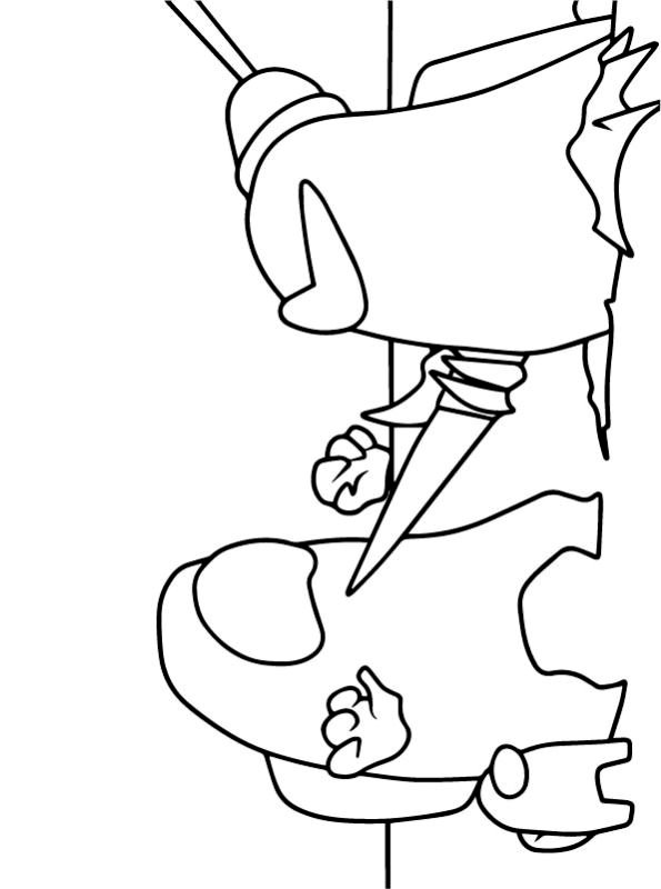 Kids-n-fun.com | Coloring page Among Us alien astronaut